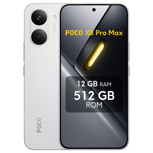 Xiaomi Blanco Poco X8 Pro Max 5G 12Gb 256Gb 512Gb Nfc Smartphone Dimensity 9500S 8500Mah Cámara De 50Mp Con Ois - Imagen 4