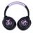 Auriculares Bluetooth OTL Kuromi con luz LED Negro y Lila