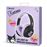 Auriculares Bluetooth OTL Kuromi con luz LED Negro y Lila
