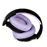 Auriculares Bluetooth OTL Kuromi con luz LED Negro y Lila