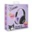 Auriculares Bluetooth OTL Kuromi con luz LED Negro y Lila