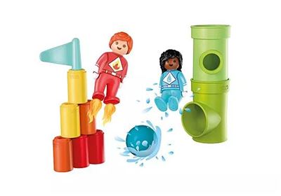 Figura playmobil junior: superhéroes en acción