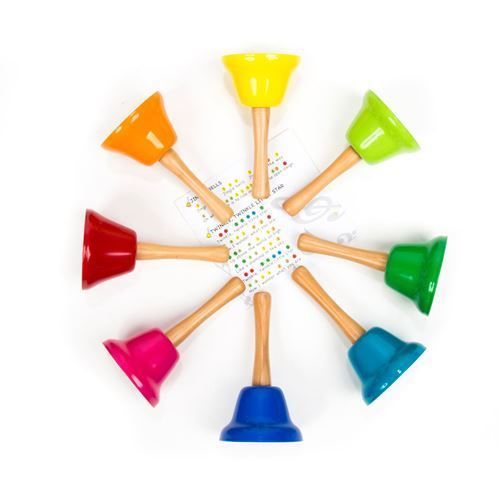 8 campanas musicales Montessori - Instrumentos musicales - Jilu