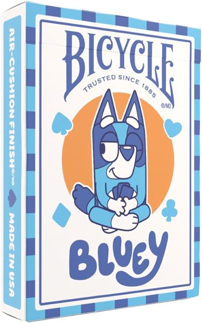 Baraja de cartas bicycle bluey