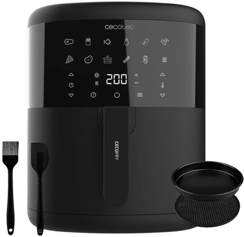 Cecotec Negro Freidora De Aire Sin Aceitec Cecofry Bombastik 6000 1700W 6L 1 Unidad - Imagen 4
