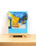 Set De Pintura 3d Café Terrace At Night 7x8 Cm