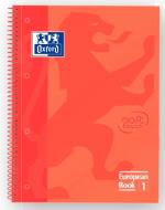 Cuaderno Espiral Oxford European Book Soft Touch Coral