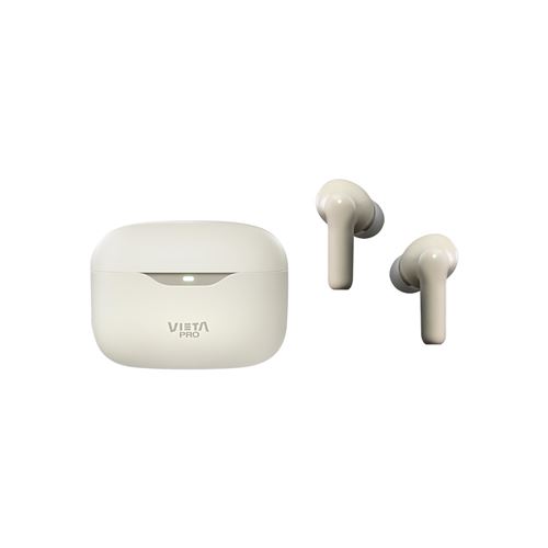 Auriculares de diadema Vieta Pro Silence 2, Bluetooth, cancelación activa  de ruido, blancos