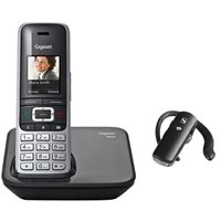 Teléfono inalámbrico Dect Gigaset S850 + Auricular Bluetooth