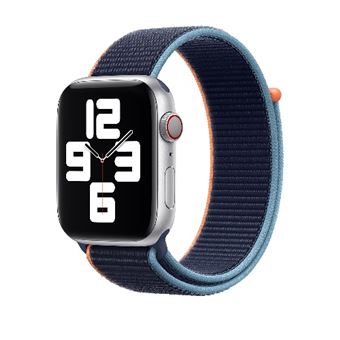 Correa Loop deportiva azul marino intenso para Apple Watch 44 mm