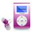 MP3 Sunstech Dedalo III 8GB Rosa