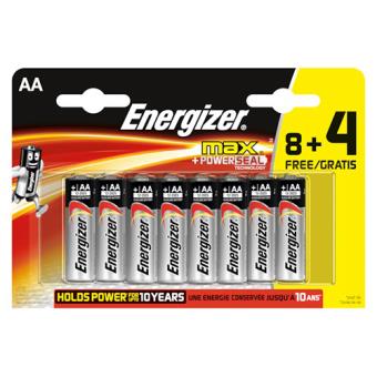 Energizer pack 8+4 AA MAX