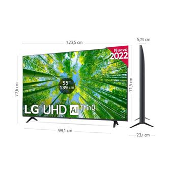 Retener sobre Arado TV LED 55'' LG 55UQ80006LB 4K UHD HDR Smart TV - TV LED - Los mejores  precios | Fnac