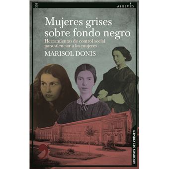 Mujeres grises sobre fondo negro