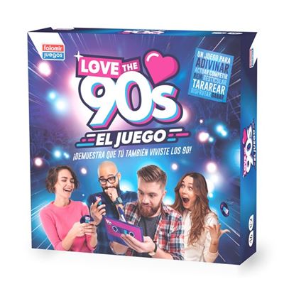 Love The 90s falomir 90´s juego de mesa family friends color azul 27x27x6.5 1 90