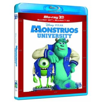 Monstruos University - Blu-Ray + 3D