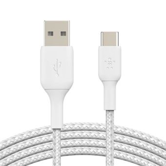 Cable Belkin USB-C/USB-A Blanco 2 m