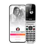 Teléfono móvil para personas mayores 2,8" Spc Polaris Negro