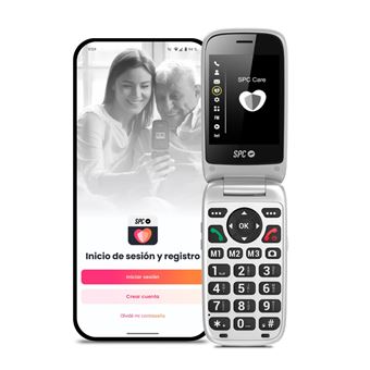 Teléfono móvil para personas mayores 2,8" Spc Polaris Negro