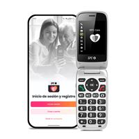 Teléfono móvil para personas mayores 2,8" Spc Polaris Negro