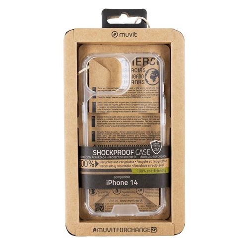 muvit for change protector pantalla compatible con Apple iPhone 14