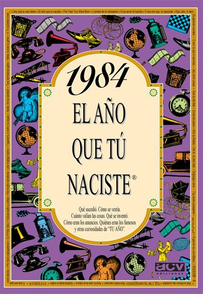 Acv Edicions Rosa 1984 El Año Que Tu Naciste