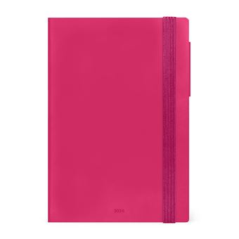 Agenda 2026 12 meses semana vista con bloc de notas Legami RASPBERRY - 1
