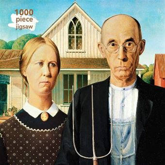 Puzzle Grant Wood: American Gothic: 1000 piezas