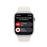 Apple Watch S8 45mm GPS Caja de aluminio Plata y correa deportiva Blanco