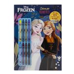 Frozen Colorea Por Numeros Con Ceras