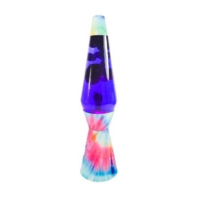 Lámpara de lava Fisura Bullet Tie Dye Lava morada