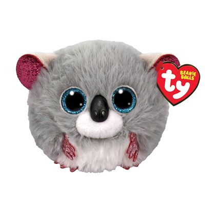 Peluche ty puffies katy gray koala