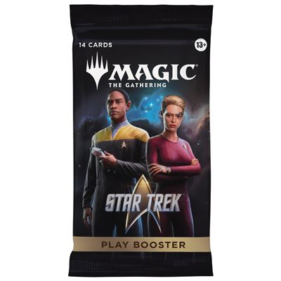 Sobre de cartas magic: the gathering star trek play booster 14 cartas