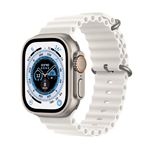 Apple Watch Ultra LTE 49mm, Caja de titanio y correa Ocean Blanco