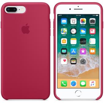 Funda Apple Silicone Case para iPhone 8 Plus/7 Plus Rojo rosa