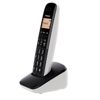 Teléfono inalámbrico Panasonic Dect KX-TGB610SPW Negro/Blanco - Teléfono  inalámbrico