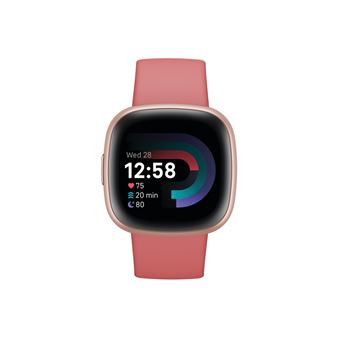 métrico siga adelante Galleta Smartwatch Fitbit Versa 4 Arena/Cobre Rosa - Reloj conectado - Comprar al  mejor precio | Fnac