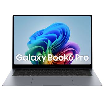 Ordenador portátil Samsung Galaxy Book6 Pro, Copilot+ PC, Intel Core Ultra 7-356H, 16GB RAM, 512GB SSD, Intel Graphics, Windows 11 Home, 16" WQXGA+ Gris