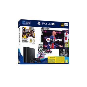 Consola PS4 Pro 1TB + FIFA 21 + 2 Dualshock + Fut 21 14 días