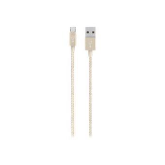 Cable Belkin Mixit USB 2.0 a Micro USB B Oro 1,2 m para Samsung