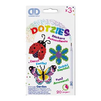Diamond Dotz - Kit Pittura Diamanti Per Adulti: Mulino A Vento E Girasoli, 77x57 Cm, Livello Avanzato