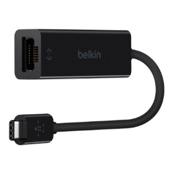 Adaptador Belkin USB-C a Gigabit Ethernet Negro