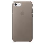 Funda Apple Leather Case para el iPhone 8/7 Marrón topo
