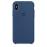 Funda Apple Silicone Case Azul cobalto para iPhone X_0