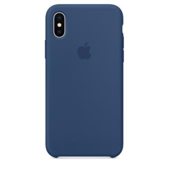 Funda Apple Silicone Case Azul cobalto para iPhone X - Funda para teléfono  móvil
