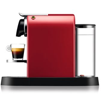 Nespresso, máquina para expreso CitiZ, color rojo, Nespresso por De'Longhi,  Negro