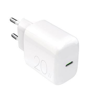 Cargador de pared Puro Pro Lite USB-C 20W Blanco