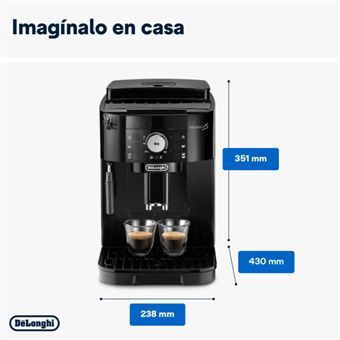 Cafetera Superautomática De'Longhi Magnifica S ECAM22.113.B con Molinillo  incorporado, 1450 W, 1.8 L Negro - Comprar en Fnac