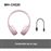 Auriculares Bluetooth Sony WH-CH520 Rosa