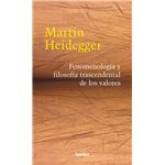 Fenomenología y filosofía trascendental de los valores